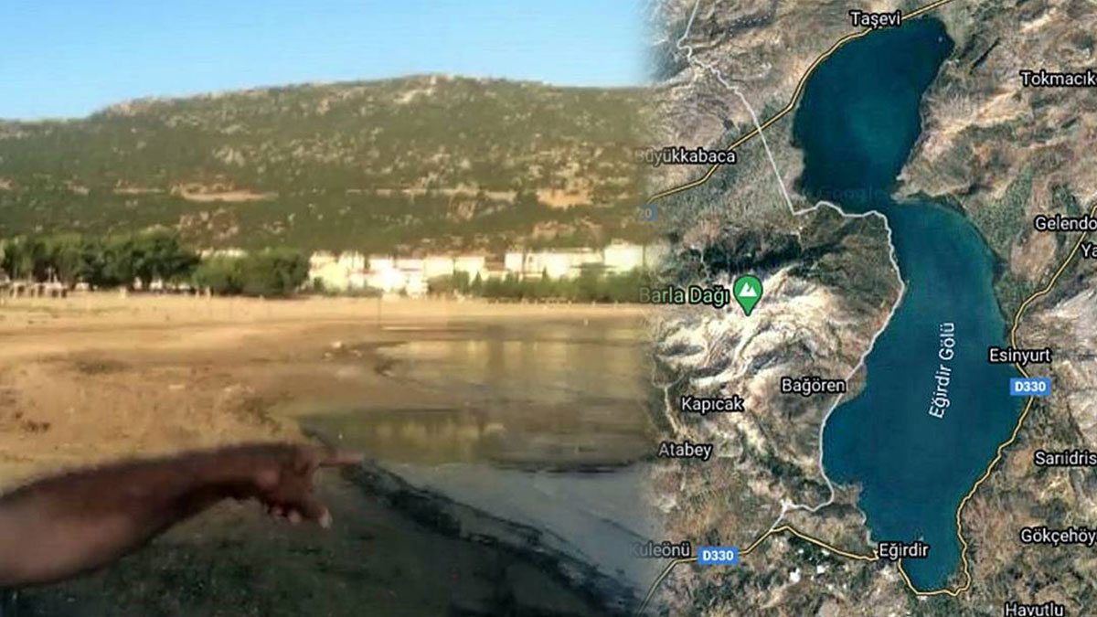 Eğirdir Gölü'nün bölünmesine 1 kilometre kaldı! Binlerce ölü su salyangozu karaya vurdu