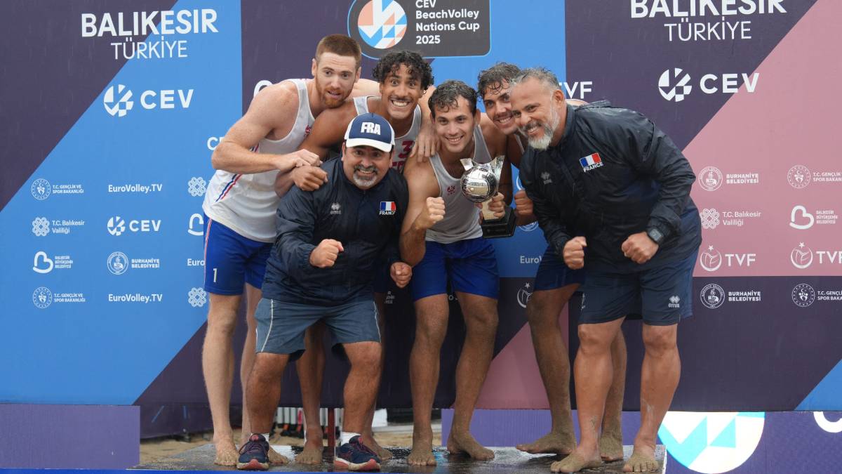 CEV Beach Volley Nations Cup 2025 ödül töreni Burhaniye’de gerçekleşti