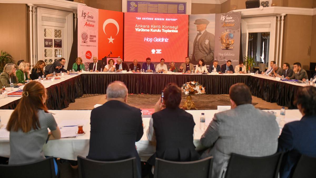 Ankara Kent Konseyi’nin 5. Yürütme Kurulu Toplantısı yapıldı