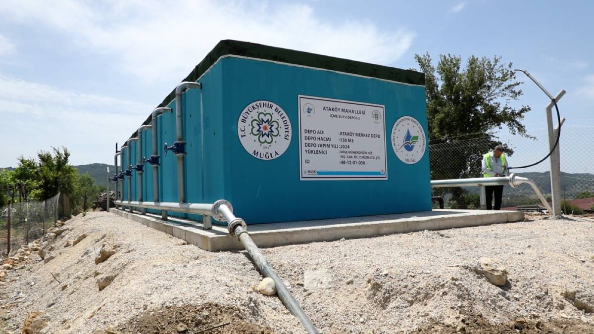 Ula’da 7,6 milyon TL’lik yatırımla içme suyu depoları yenilendi