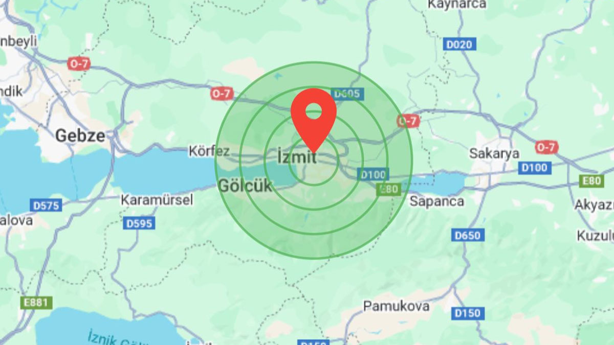 Kocaeli'de korkutan deprem