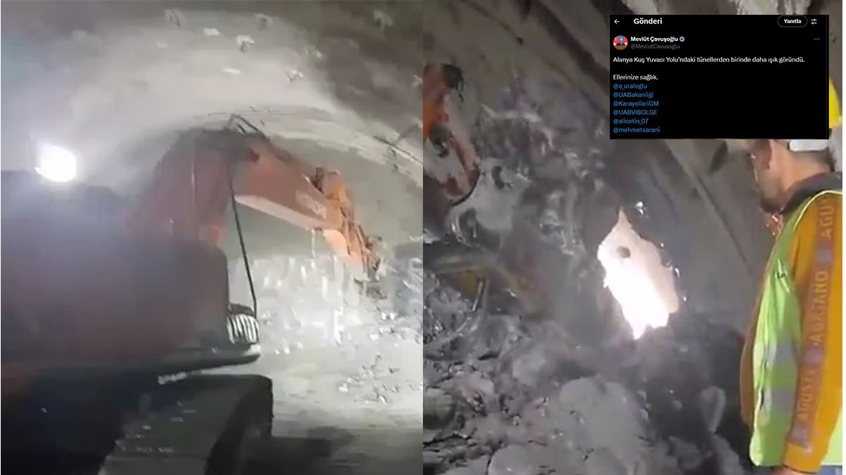 3 saatlik yol 1,5 saate düşecek! Antalya'yı Alanya'ya kavuşturan tünelde iki yaka birleşti