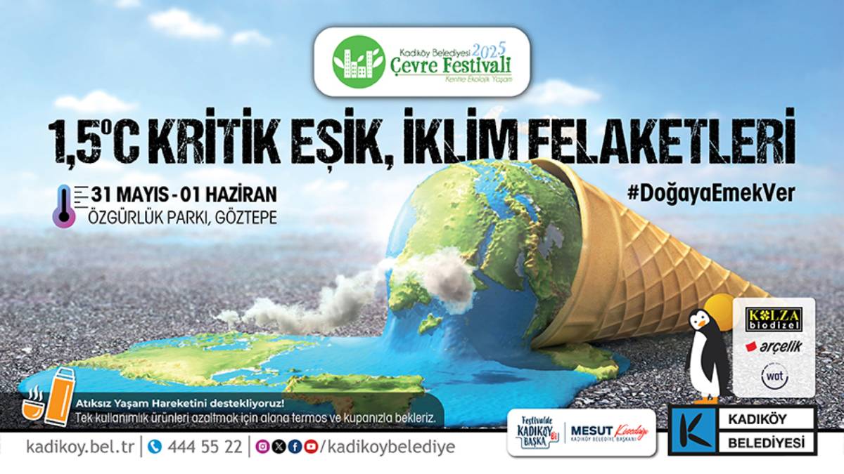 Kadıköy Belediyesi Çevre Festivali başlıyor “#DOĞAYAEMEKVER”