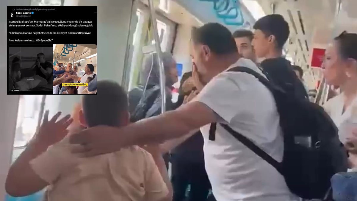 Sedat Peker’in retweeti gündem oldu! Marmaray’daki yumruklu kavga sosyal medyayı ayağa kaldırdı