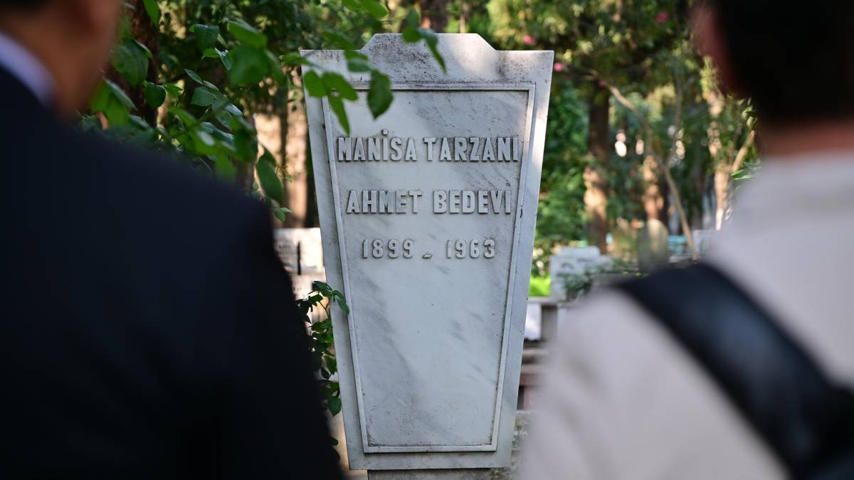 Manisa Tarzanı Ahmet Bedevi mezarı başında anıldı