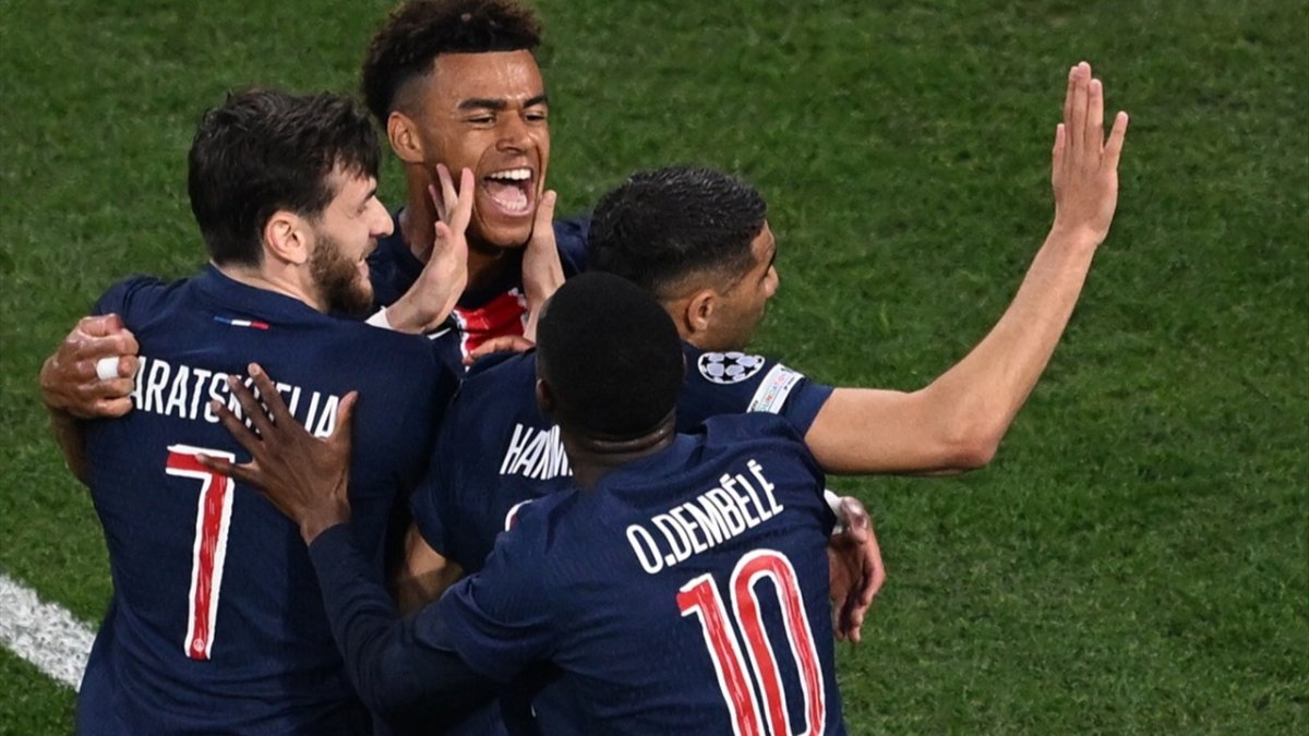 Paris Saint-Germain, İntet’i 5-0’la geçerek Şampiyonlar Ligi şampiyonu oldu