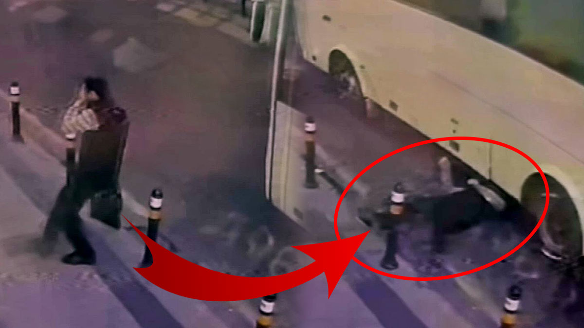 Yürürken fenalaşıp yere düştü, üstünden servis aracı geçti! Oracıkta hayatını kaybetti, kahreden anlar kamerada