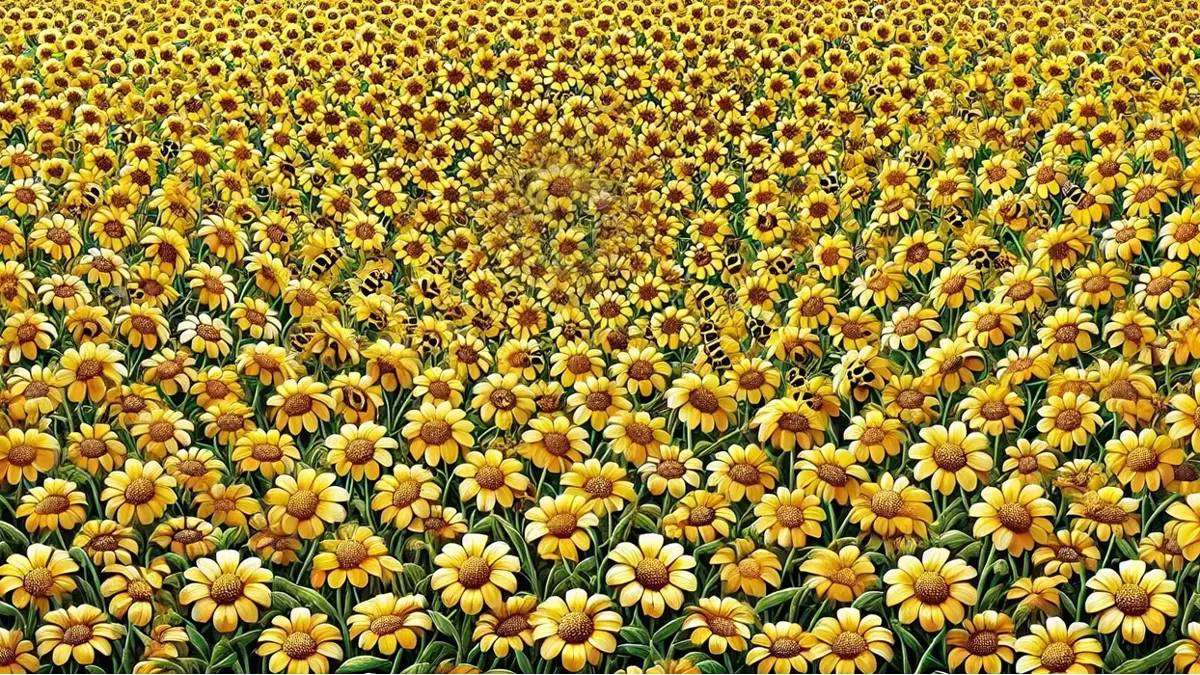 Zihnini zorla, arıyı yakala! Bu görsel zeka testi sadece en çalışkanları ortaya çıkarıyor: Peki sen arı gibi çalışkan mısın?