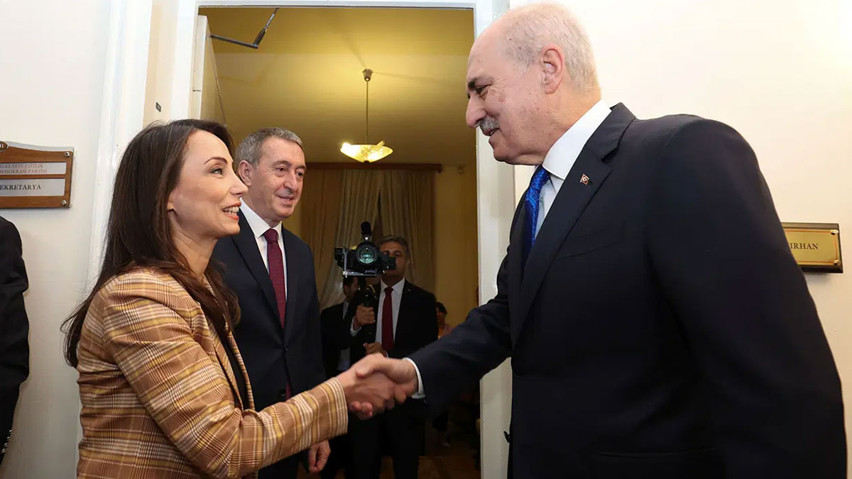 Numan Kurtulmuş'tan DEM Parti'ye ziyaret