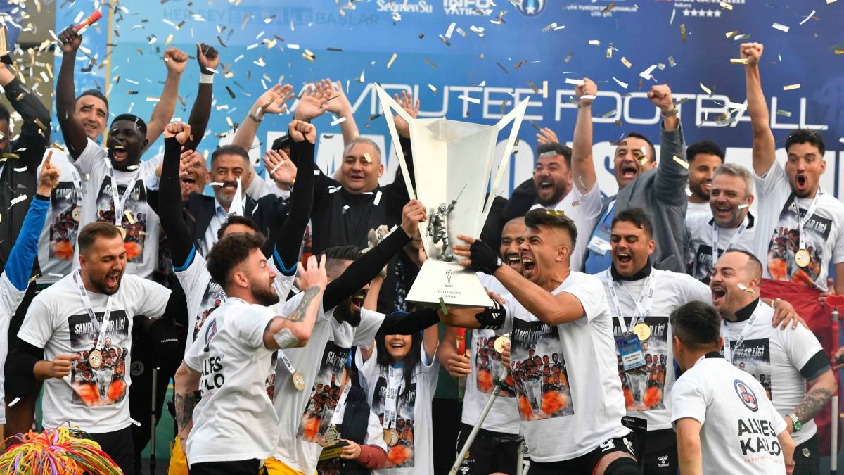 Ampute Futbol Şampiyonlar Ligi şampiyonu Alves Kablo oldu