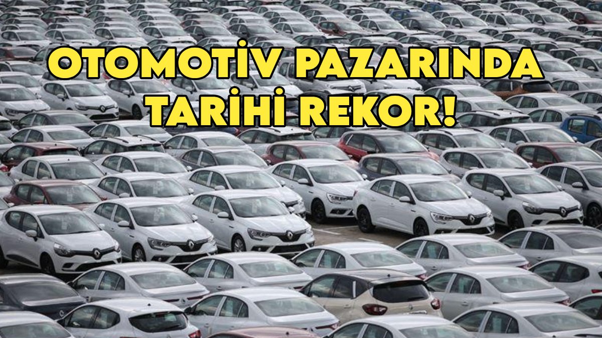Otomotiv pazarında ilk 5 ayda tarihi rekor! Tüm zamanların en yüksek satış rakamına ulaşıldı!