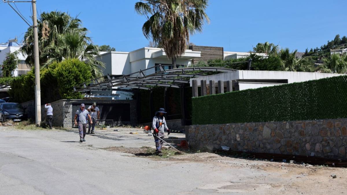 Belediyeden çevre temizliği çalışmaları