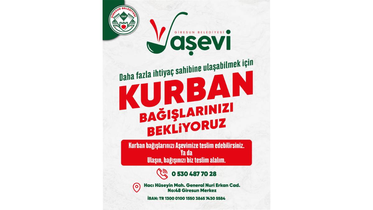 Kurban bağışlarıyla pişirilecek yemekler, ihtiyaç sahiplerine ulaştırılacak