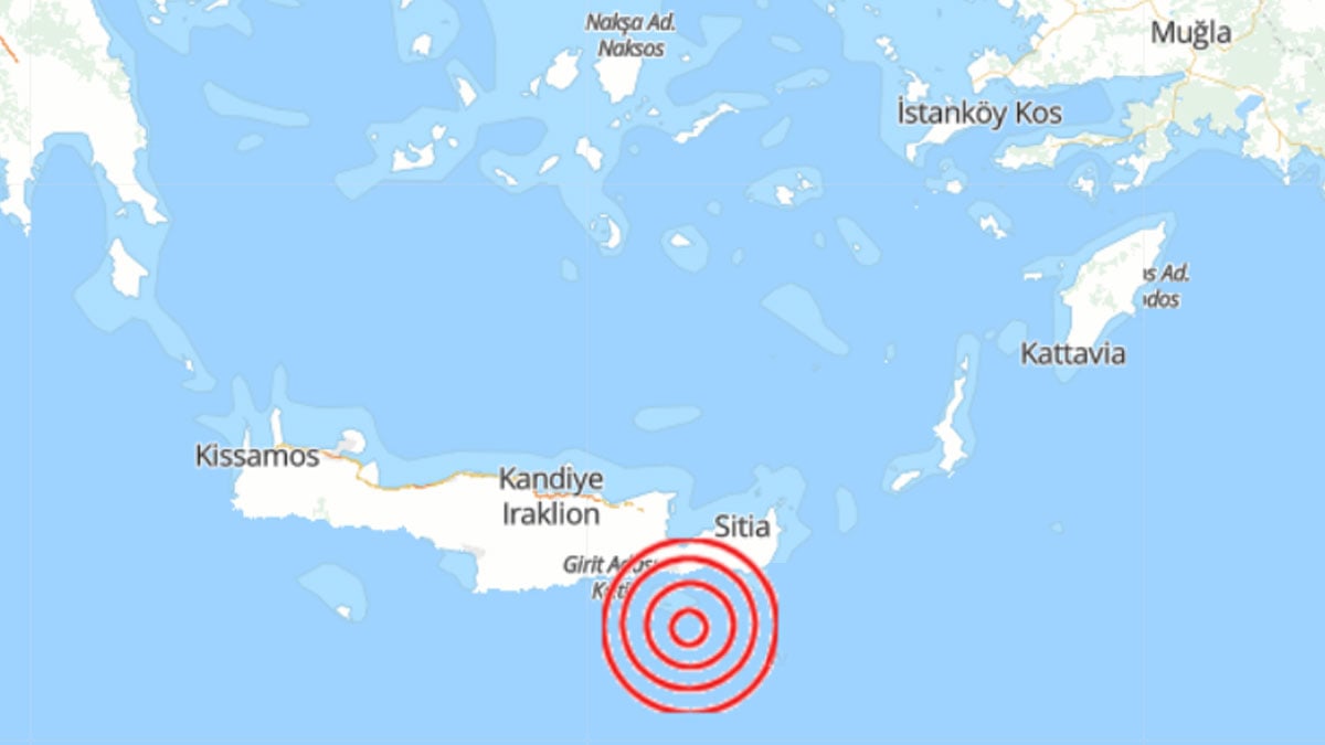 Ege Denizi'nde deprem