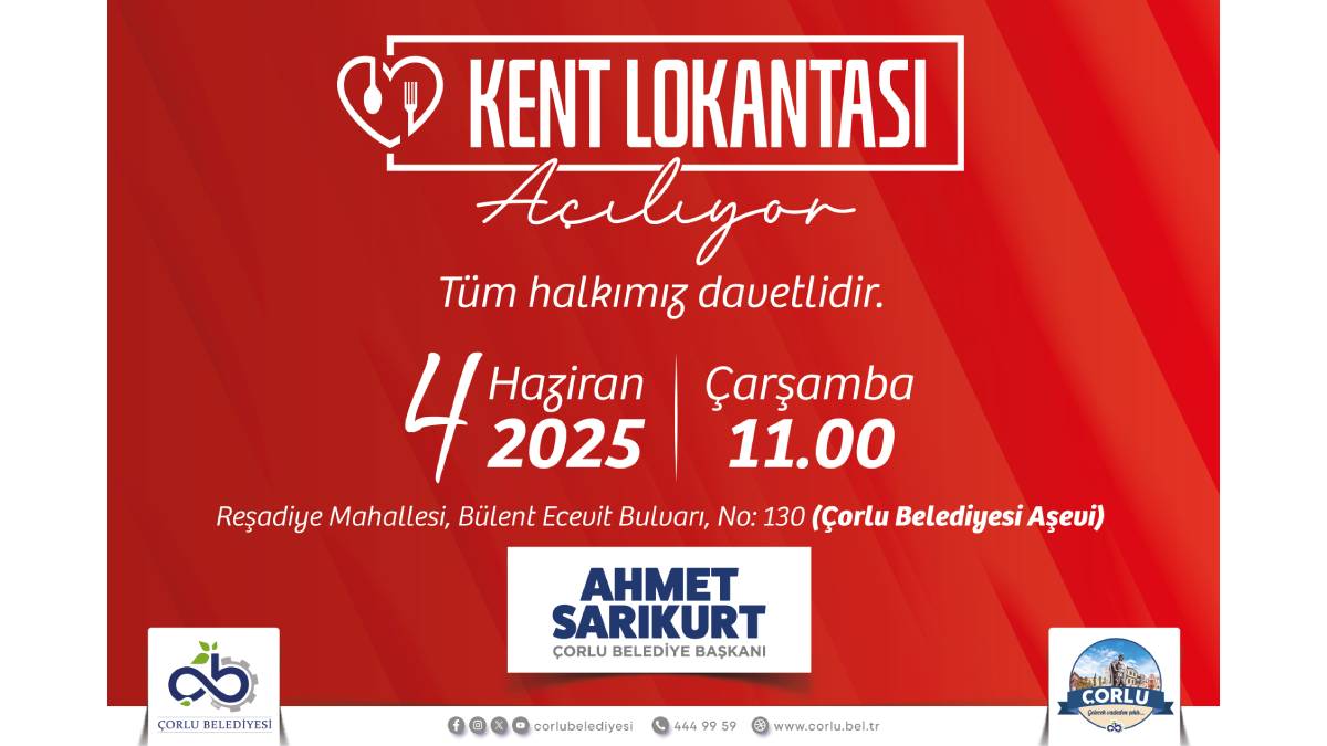 “Kent Lokantası” açılıyor