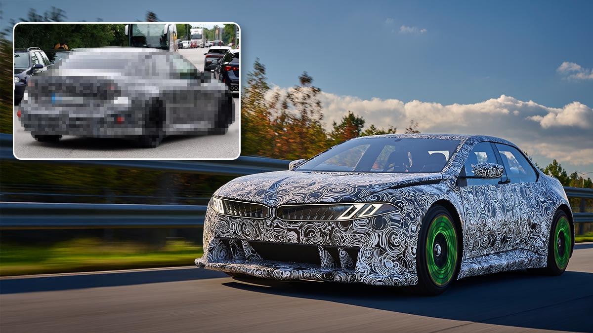 BMW'nin 1300 beygirlik elektrikli M3 modeli ilk kez detaylarıyla görüldü