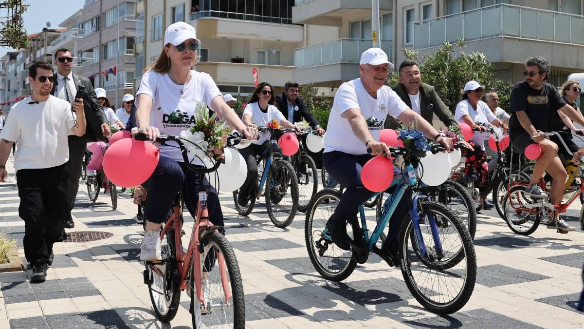 'Süslü Bisikletler’ ile temiz çevreye dikkat çekildi