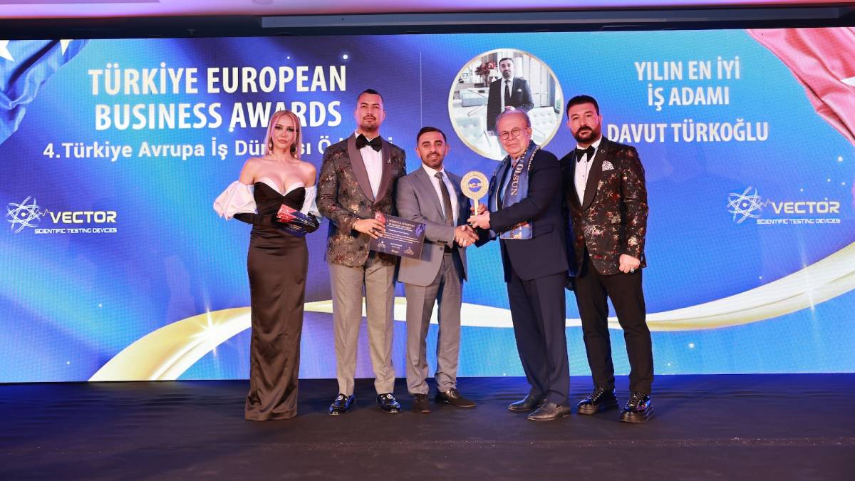 Davut Türkoğlu, “Yılın İş Adamı” ödülüne layık görüldü