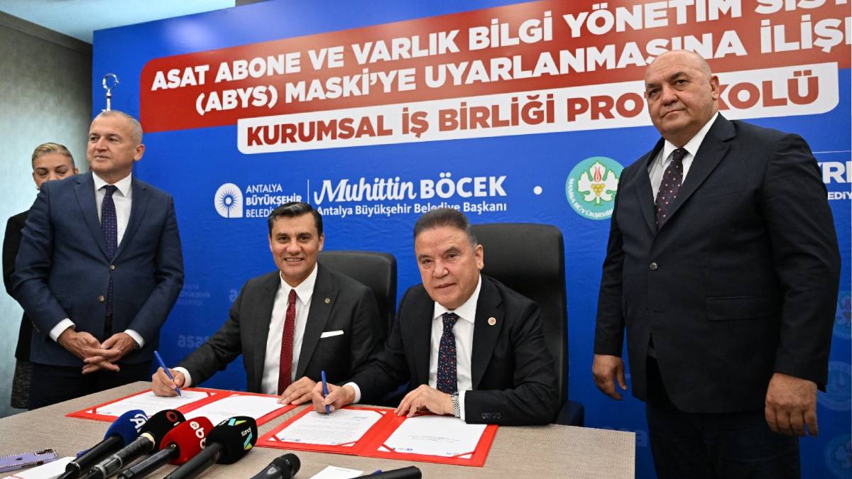 Manisa ve Antalya Büyükşehir Belediyeleri arasında işbirliği protokolü