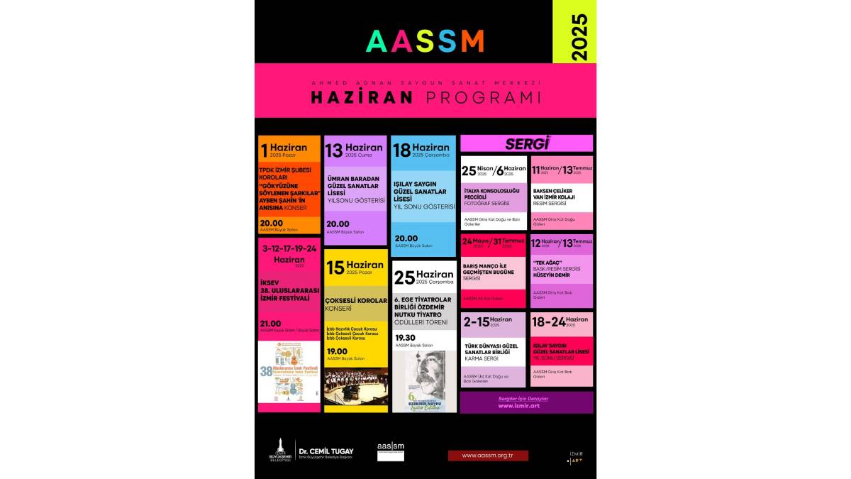 Haziran ayında sanat dolu günler