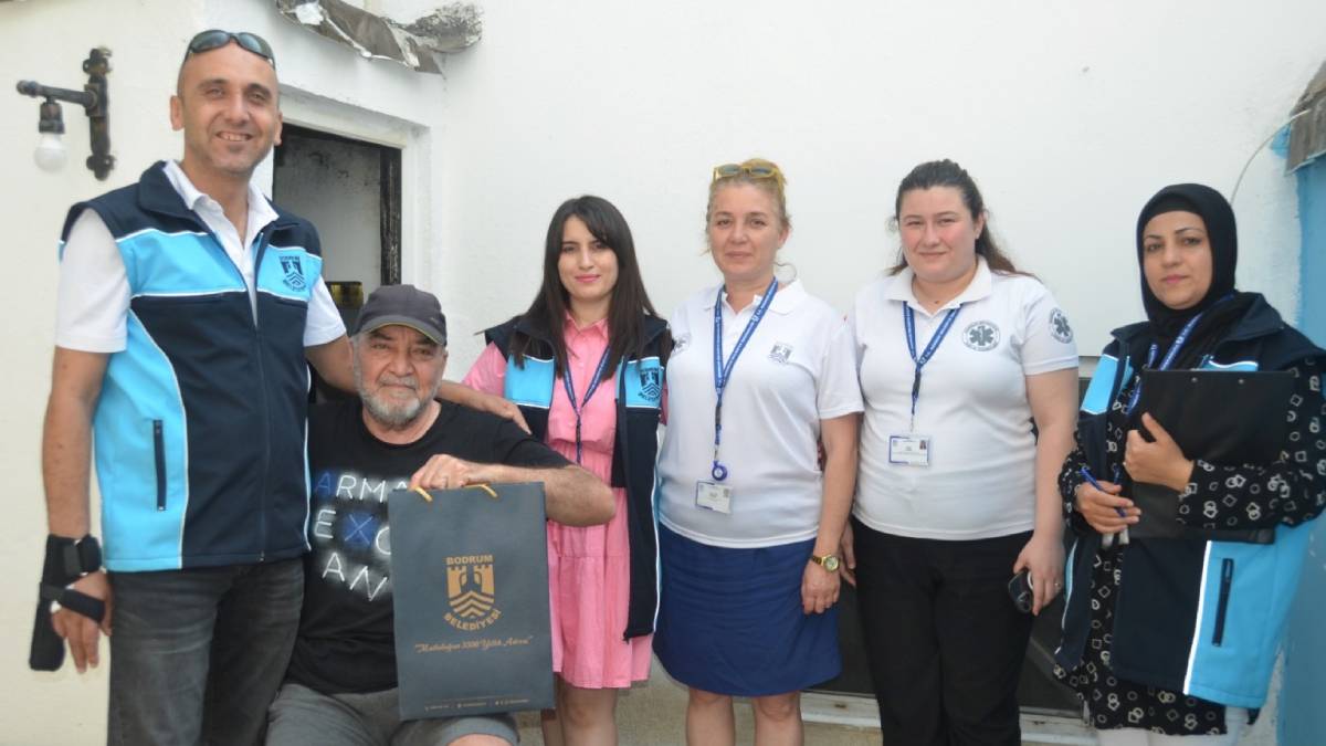 Belediyeden bayram öncesi anlamlı ziyaret