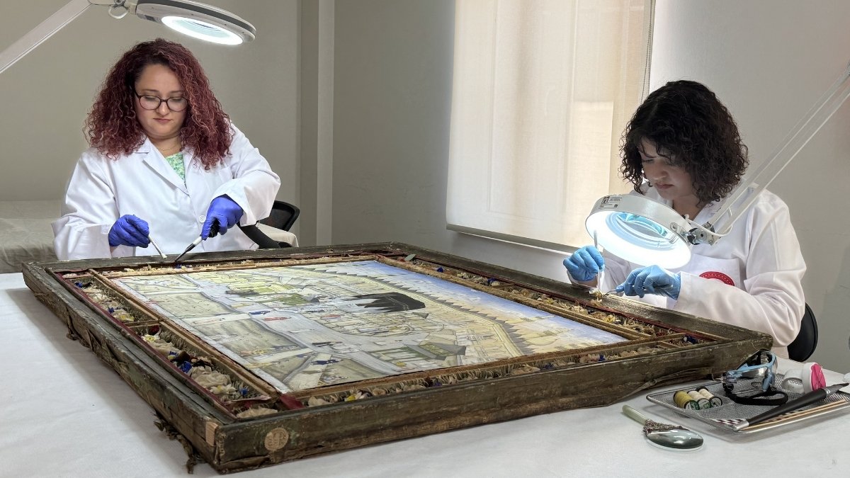 Kabe'nin 200 yıllık tasviri Topkapı Sarayı'ndan gün yüzüne çıktı