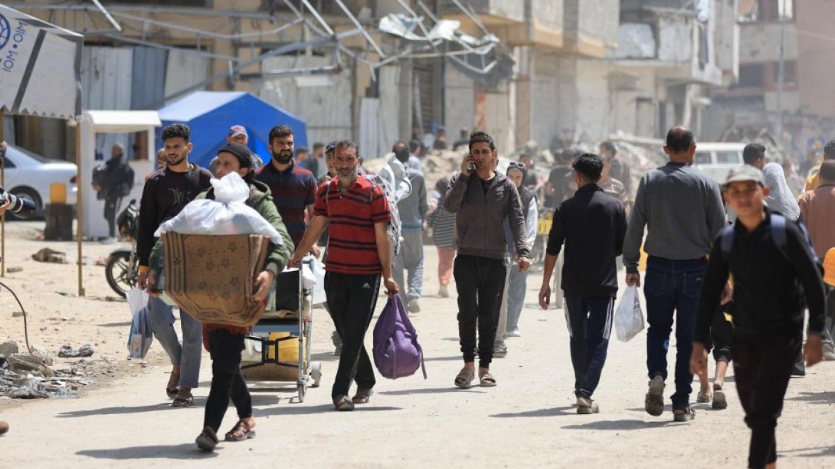 BM: Gazze’de binlerce sivil zorla yerinden edildi