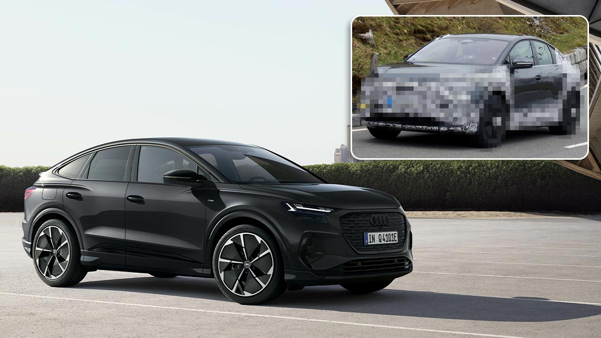 Yeni Audi Q4 e-tron Sportback casuslara yakalandı!