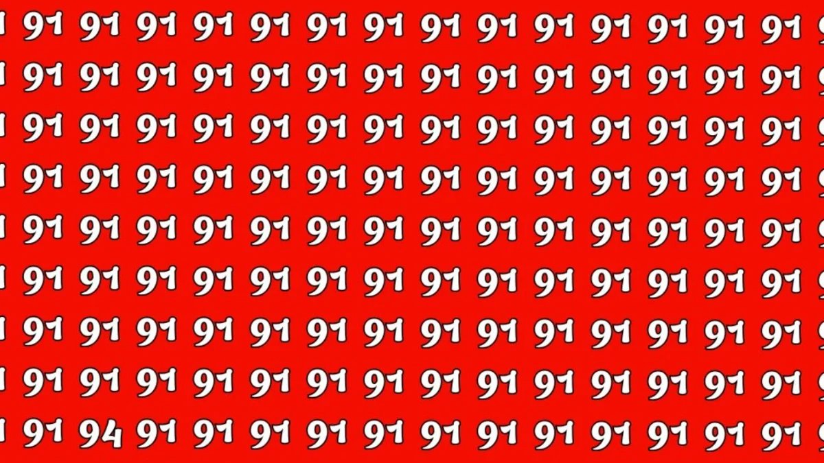 Karmaşa içinde gizlenmiş 94'ü bulabilir misiniz? 5 saniyede görenler elit zekâya sahip çıkıyor