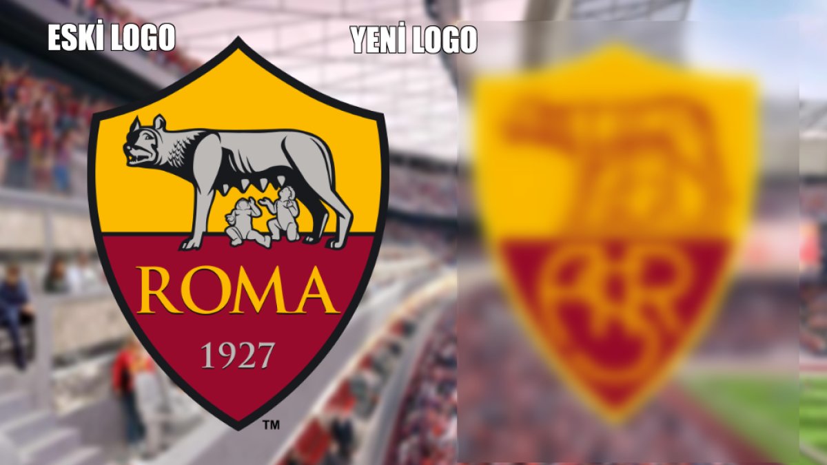 İtalyan devi AS Roma logosunu değiştirdi! 100'üncü yıla özel