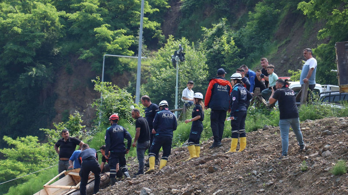 Trabzon'da selde kaybolan kişinin cesedi bulundu