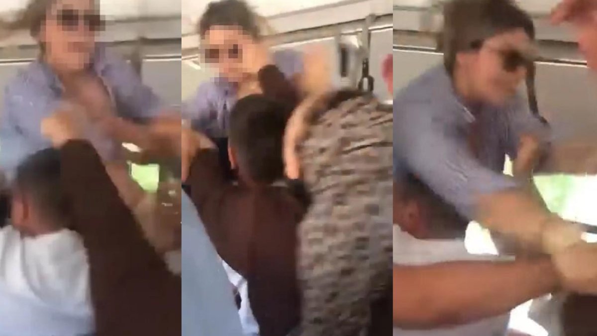 Otobüste tansiyon yükseldi! Kadınlar birbirine girdi, kimse ayıramadı: Yumruklar havada uçuştu