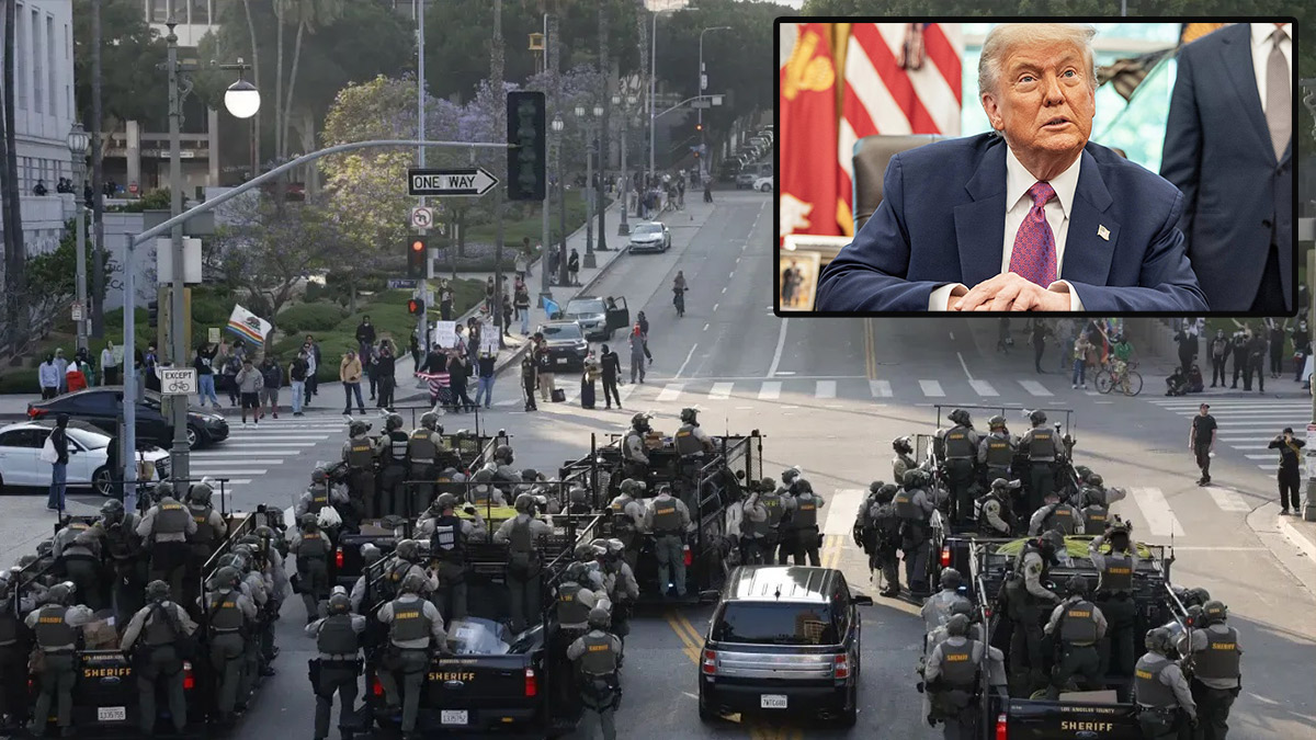 ABD Deniz Piyadeleri Los Angeles’ta... Kaliforniya Valisi Newsom: Demokrasi saldırı altında