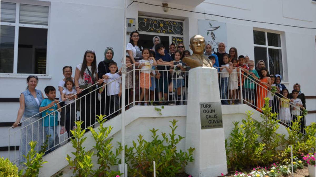 Çocuklar Sapadere İpek Evi’nde