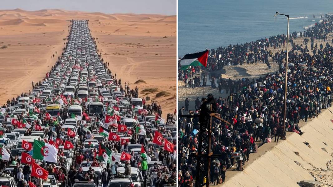 'Küresel Gazze Yürüyüşü'ne katılan aktivistler gözaltında: Madleen’i İsrail, yürüyüşçüleri Mısır durdurdu