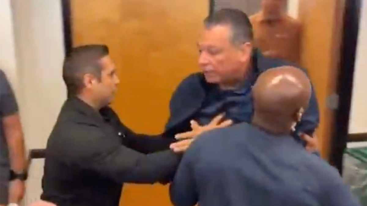 İçişleri Bakanı'na soru sormak isteyen Senatör Padilla'ya sert müdahale: Ulusal Muhafızlar Los Angeles'ta Senatör yerde