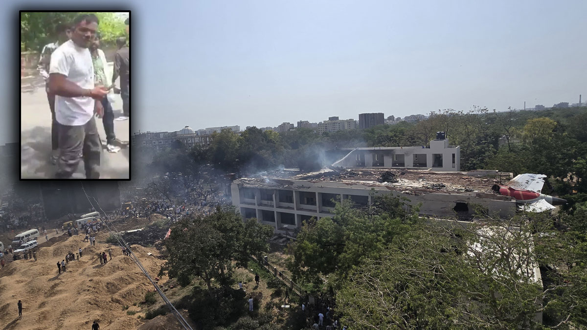 Hindistan'daki uçak kazasında hayatta kalan tek kişi o anları anlattı: Ayağa kalktım ve koştum