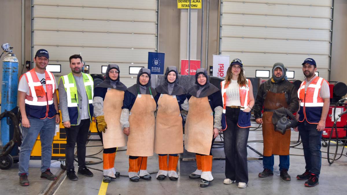 Bursa’da eğitim alan kadınlar kaynak ustası olarak istihdam edilecek