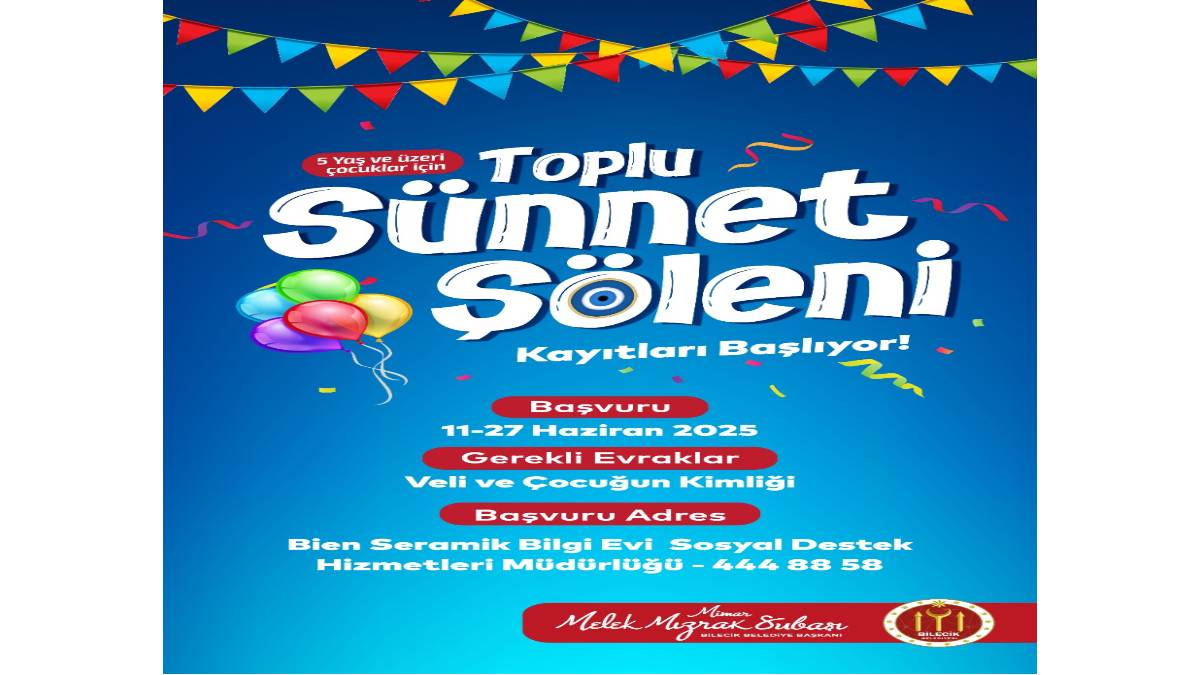 Bilecik Belediyesinden Toplu Sünnet Şöleni
