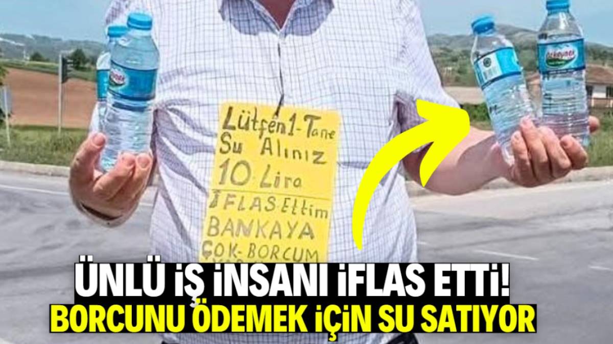 Türk iş insanı resmen iflas etti! Borcunu ödemek için sokaklarda su satıyor: Son hali içler acısı