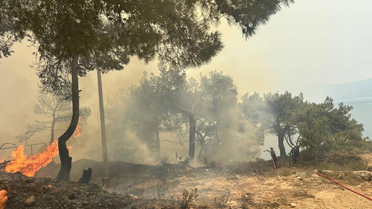 Karaburun’da yangın alarmı