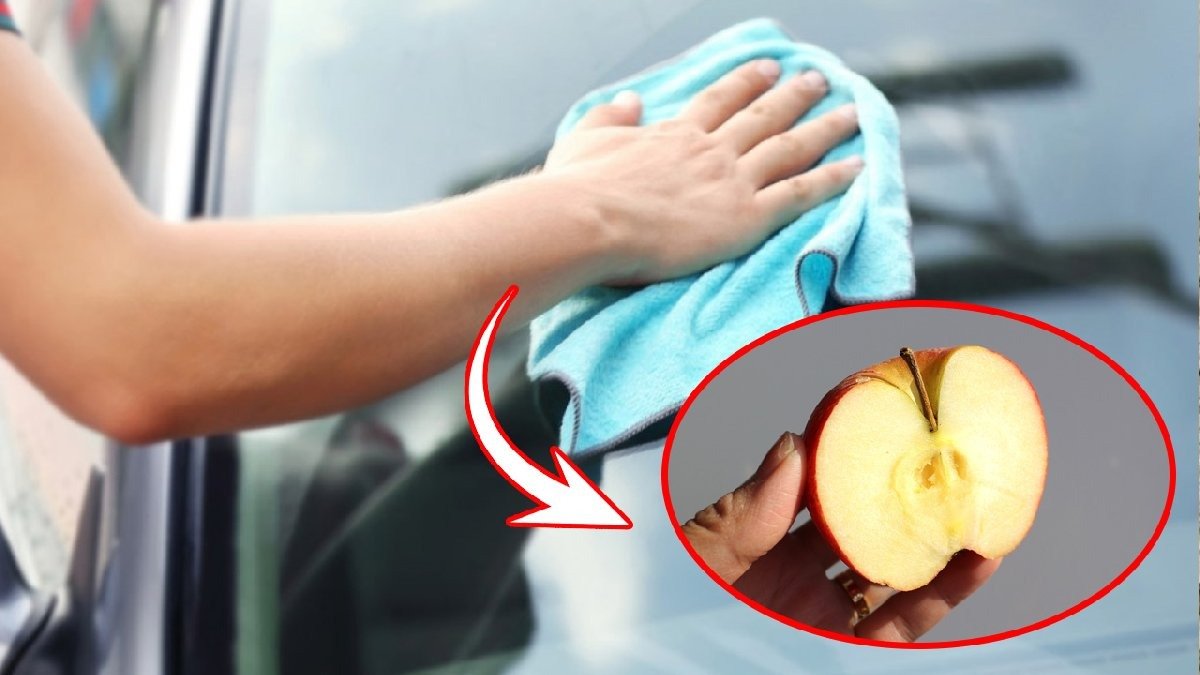 Araba camına elmalı çözüm! Sadece elmayı cama sürün: Farkı göreceksiniz