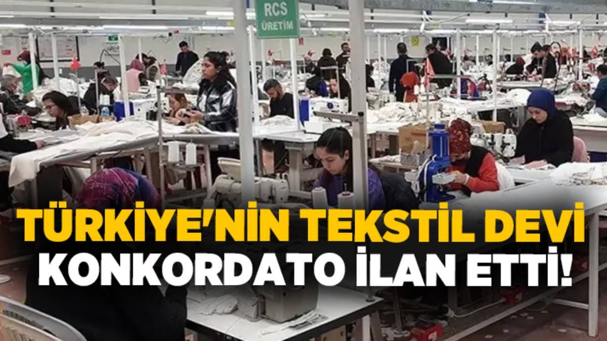 Türkiye'nin dört bir yanına üretim yapıyorlardı: Denizli'nin tekstil devi konkordato ilan etti!