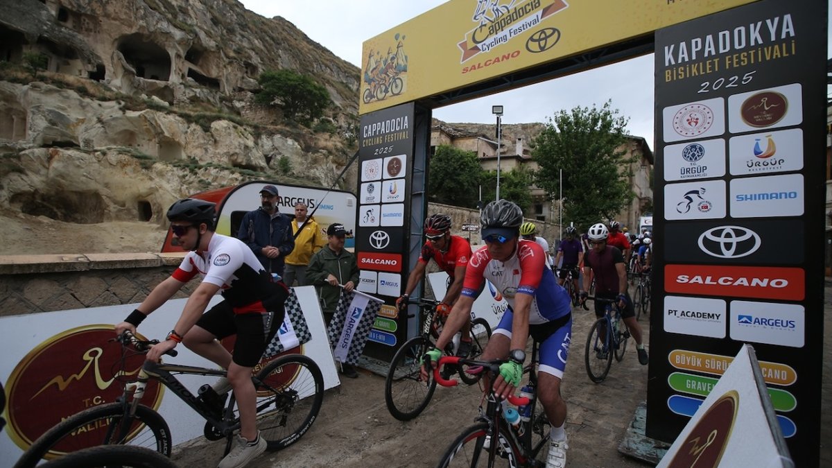 Kapadokya Bisiklet Festivali, büyük sürüş ile start aldı