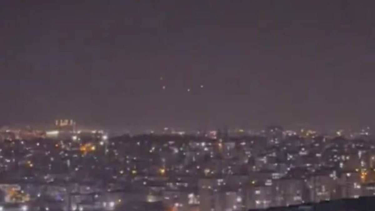 İran’ın İsrail’e attığı füzeler Gaziantep ve Mersin semalarında görüldü