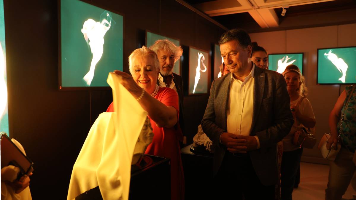 Kadının ateşten gücü sanatla buluştu