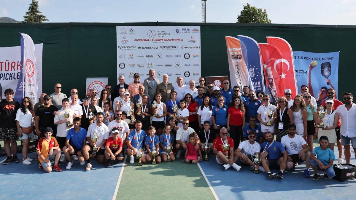Türkiye Pickleball Ligleri'nin ilk şampiyonları Bursa'da belli oldu