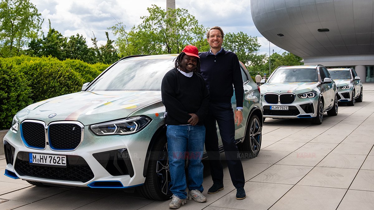Hidrojenle çalışan BMW iX5 sanat ile buluştu