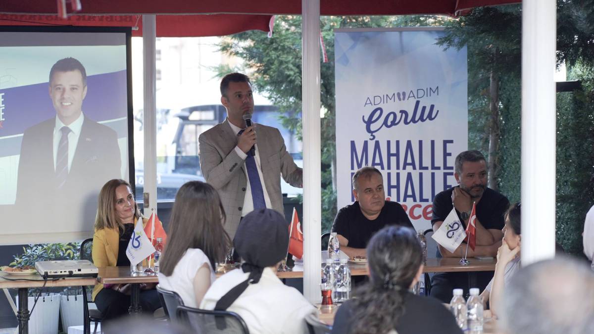 Başkan Sarıkurt: “Adım adım Çorlu, mahalle mahalle gelecek projemiz başladı”