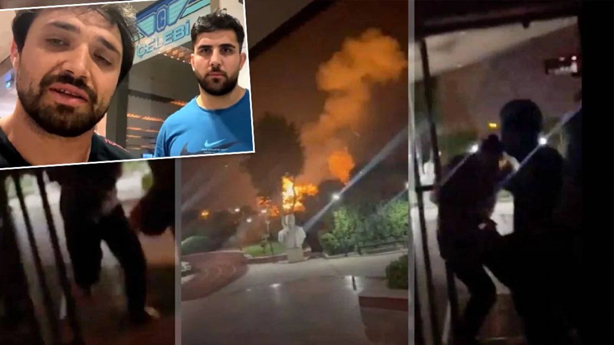 Türk sporcular İran'da savaşın ortasında kaldığı anları anlattı: Şarapnel parçaları etrafa saçıldı